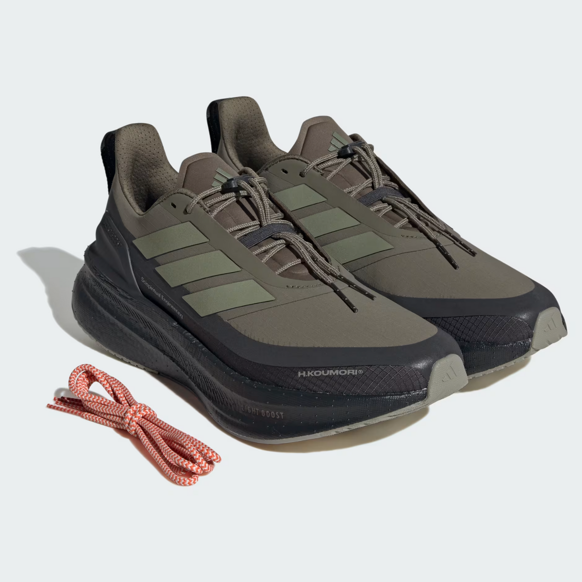 JQ5388 Hermanos Koumori adidas Ultra Boost 5.0 Carbon Tent Green Olive (Men's)