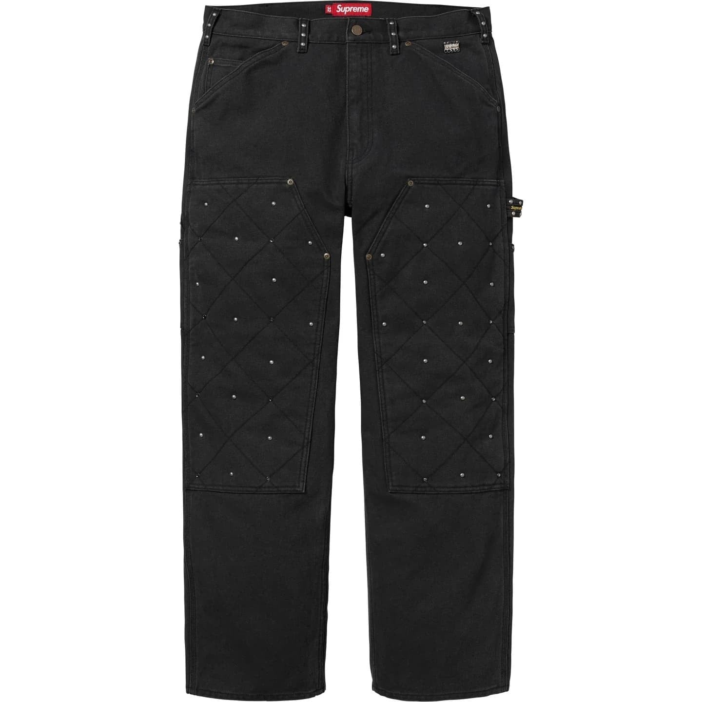 Supreme b.b. Simon Quilted Double Knee Painter Pant Black