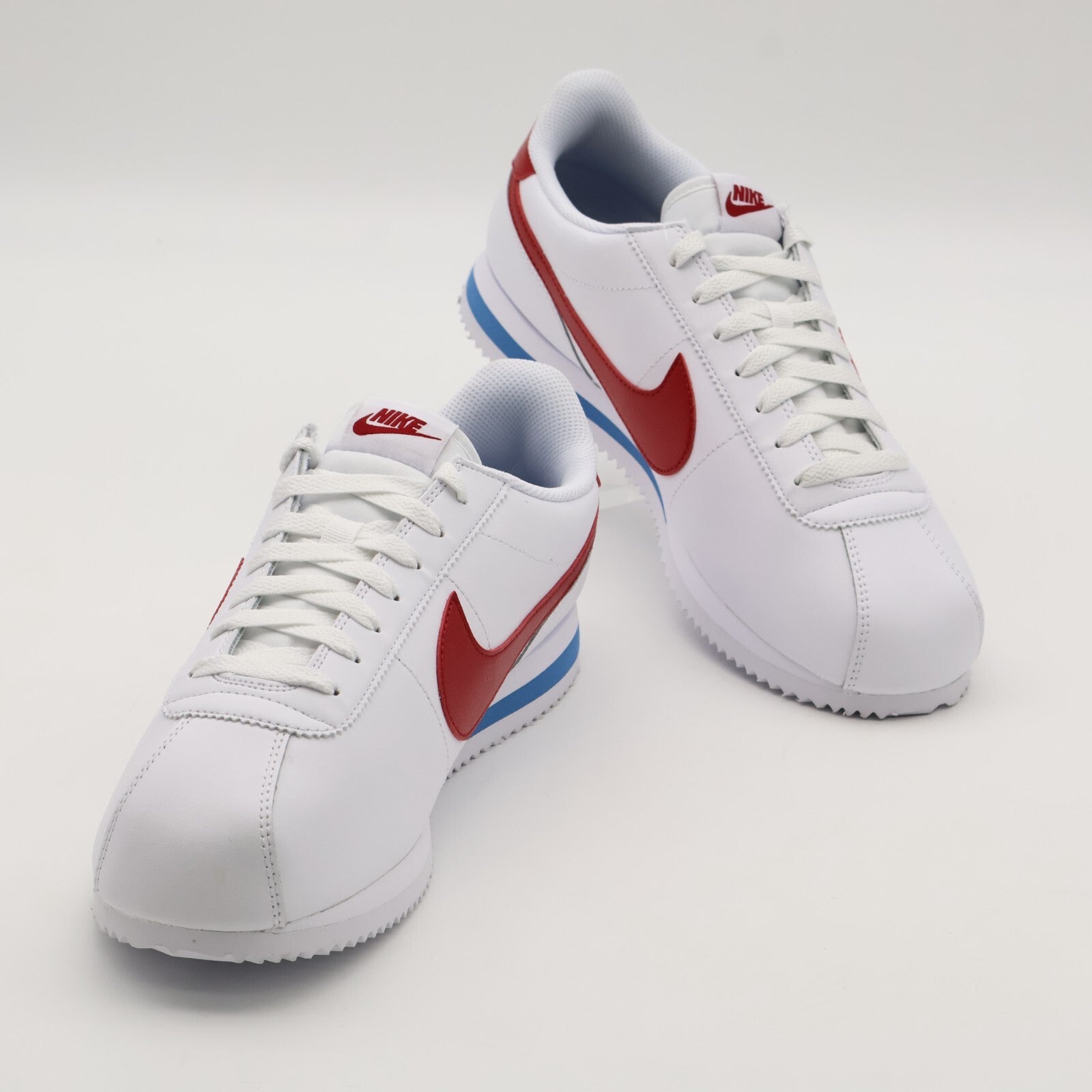 DM4044-108 Nike Cortez Forrest Gump White Varsity Red Blue (Men's)
