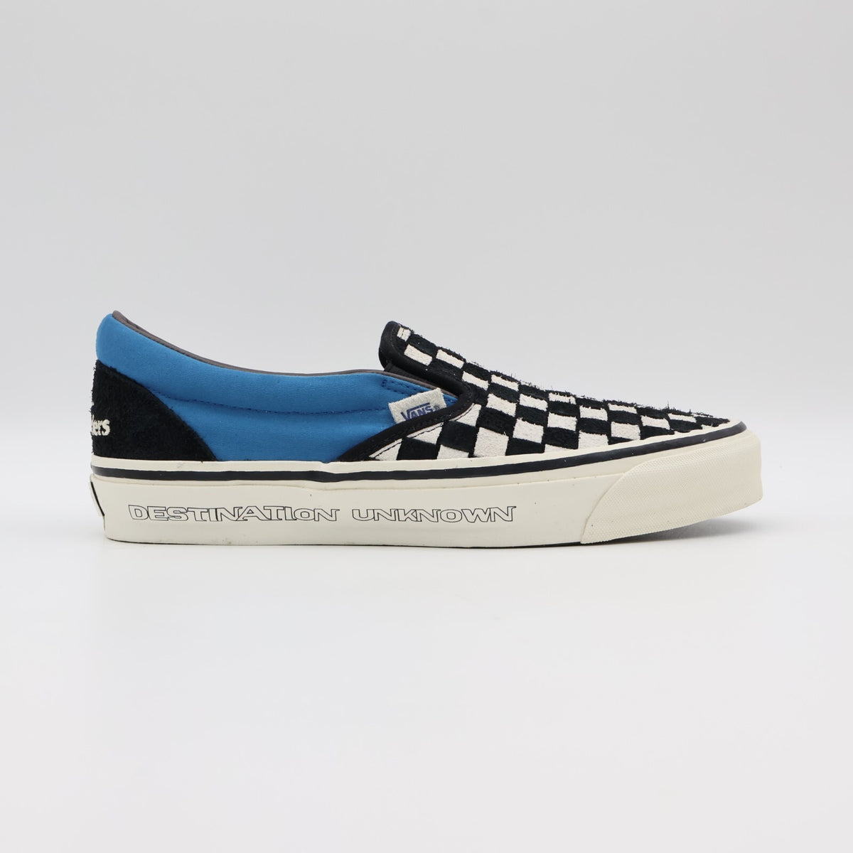 VN0007PJ7Z2 Liberaiders Vans LX Slip-On Reissue 98 Checkerboard Blue (Men's)