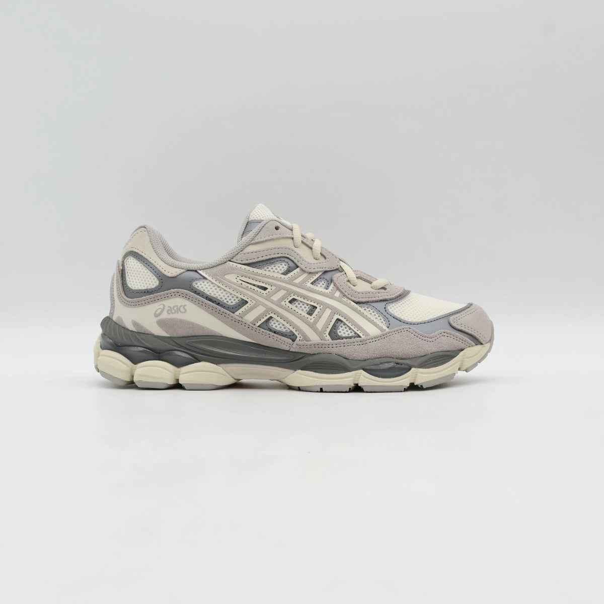 1201A789-103 Asics GEL-NYC Oyster Grey Cream Charcoal Gray Ivory Beige (Men's)