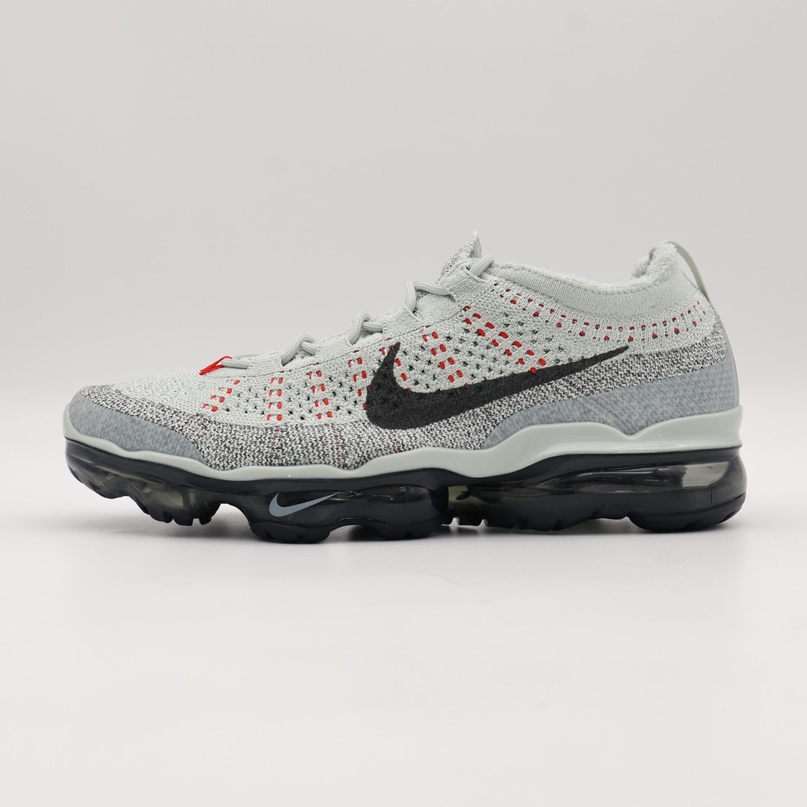 DV1678-013 Nike Air VaporMax 2023 Flyknit Light Grey Crimson (Men's)