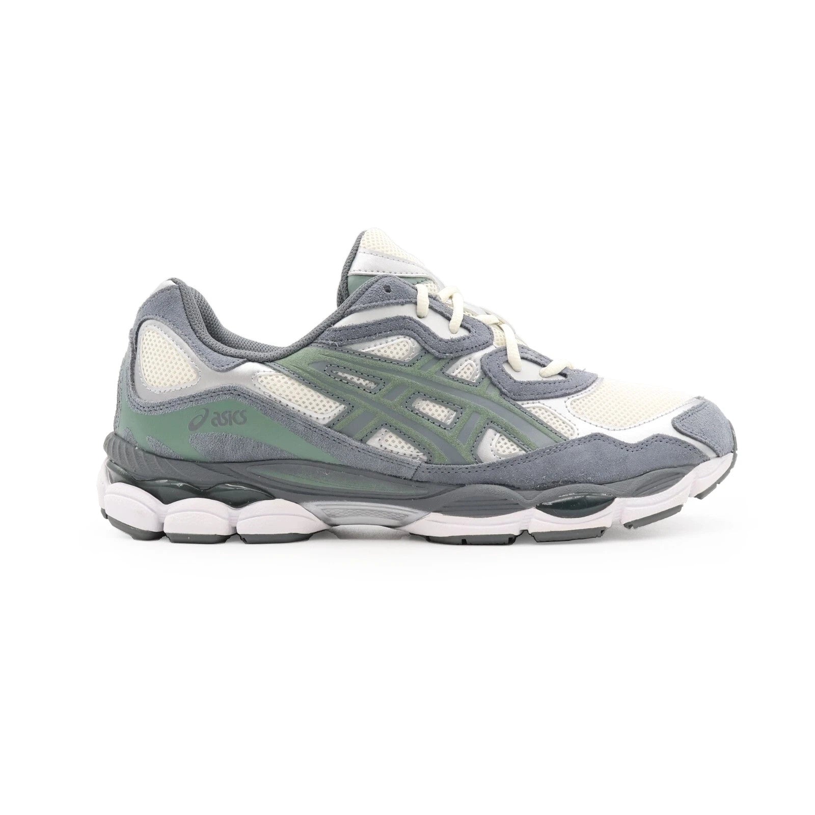 1203A383-101 Asics Gel-NYC Cream Steel Grey Ivory Khaki Green White (Men's)