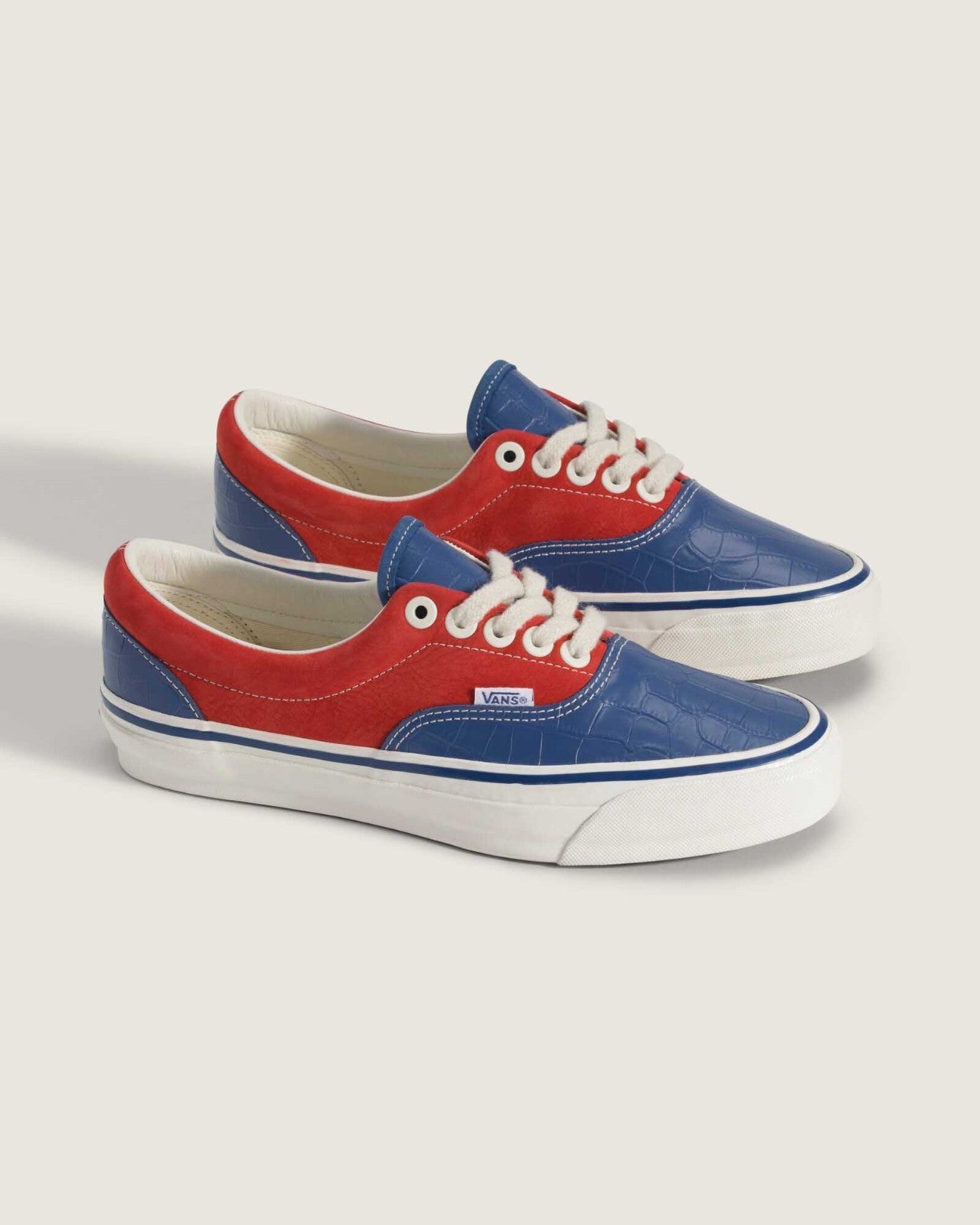 VN000E8YGHP OTW by Vans Era 95 Vibram Racing Red Navy Blue (Men's)