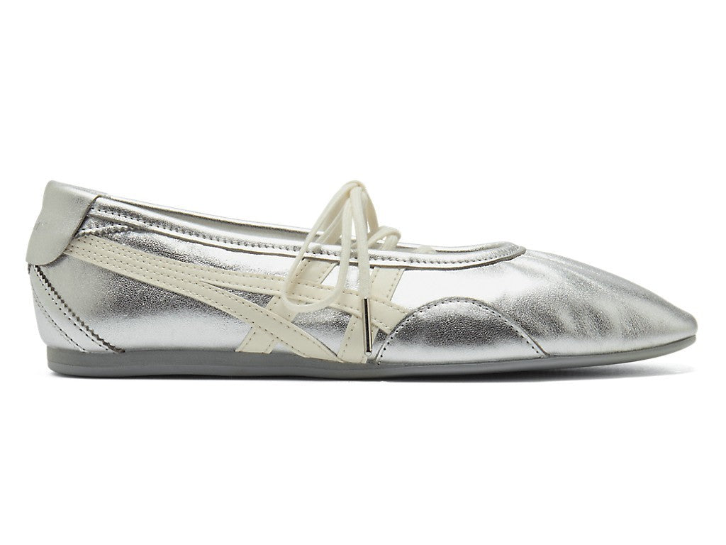 1182A754-020 Onitsuka Tiger Women's Gymnarina Silver/Cream (Women's)
