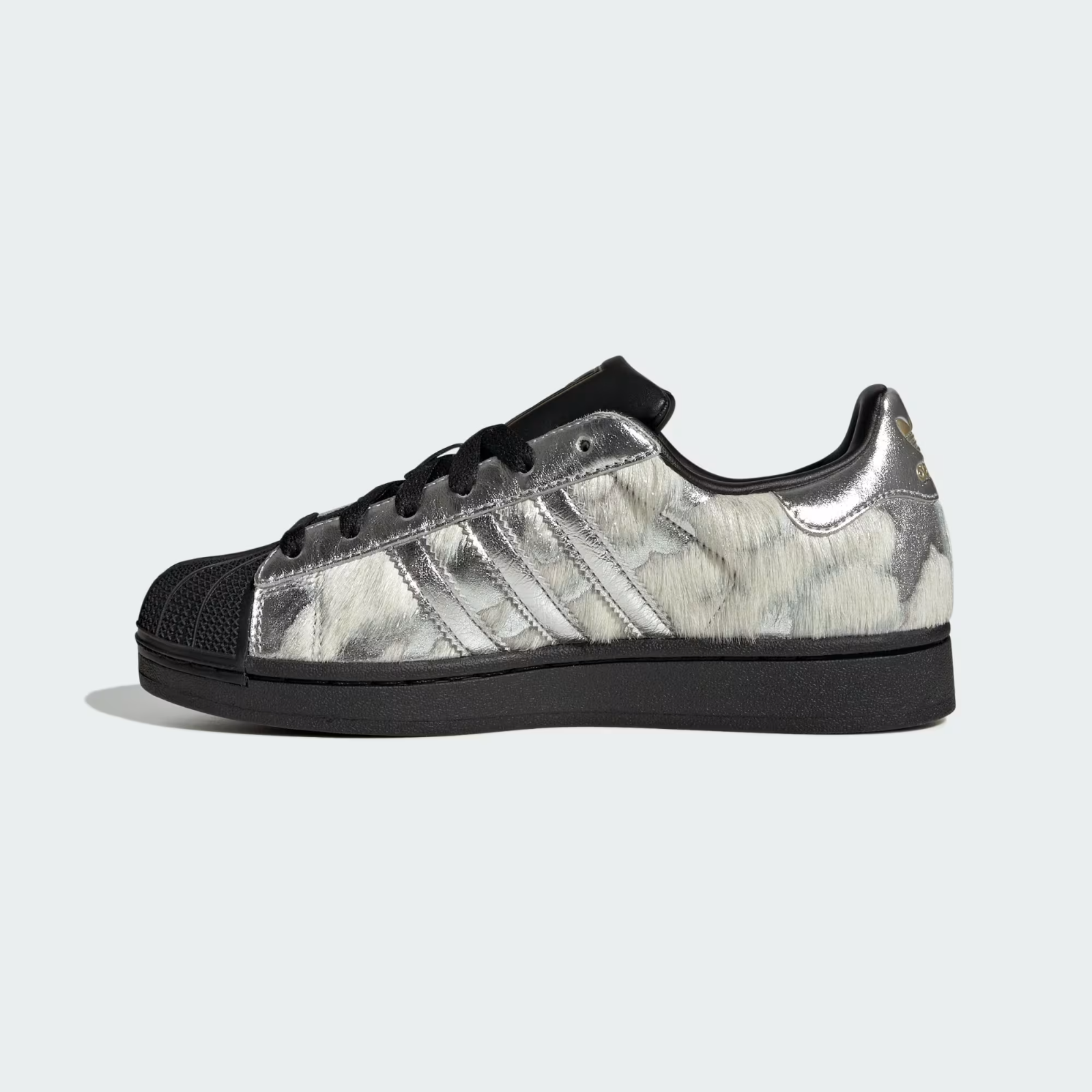 KJ4863 adidas Superstar 2 "Cream White/Silver Metallic/Core Black" (Women's)