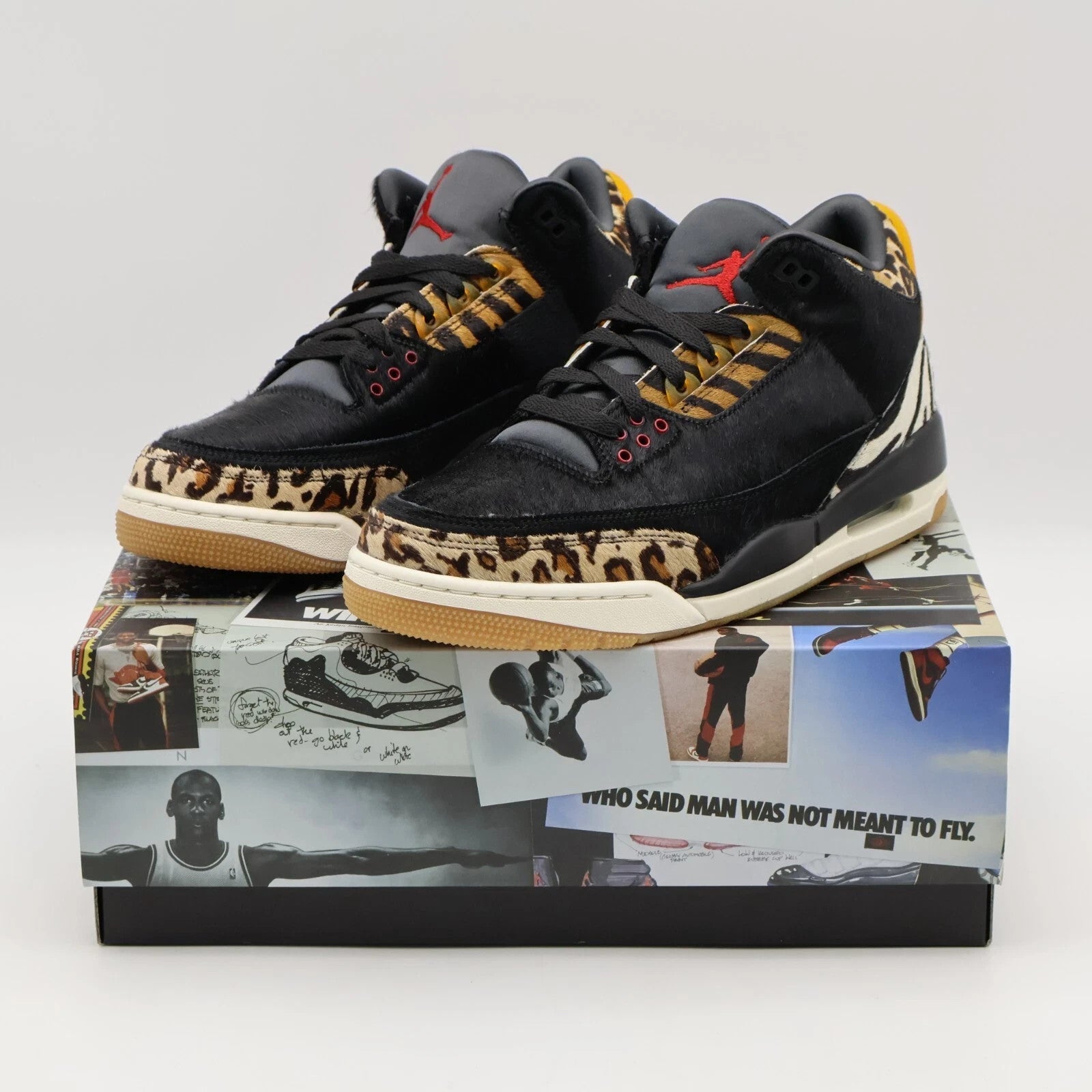 CK4344-002 Nike Air Jordan 3 Retro SE Animal Instinct Camo Zebra Cheetah (Men's)