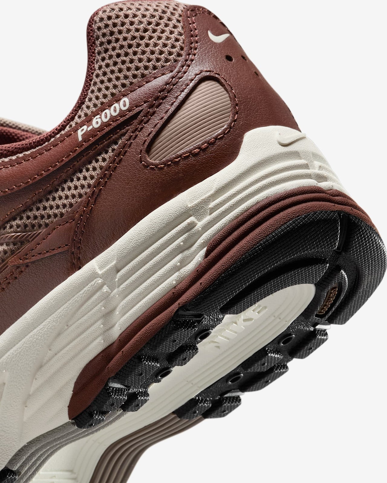 BV1021-200 Nike P-6000 Fauna Brown Mink Brown Black Soft Pearl (Women's)