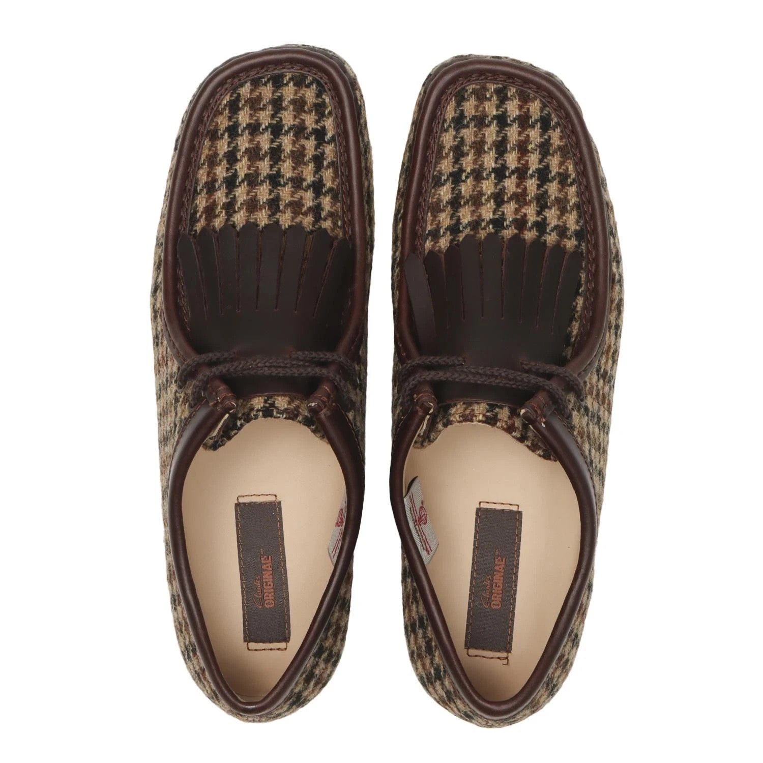 26182791 Harris Tweed Ã Clarks Wallabee Brown Tweed Combi ( Men's )