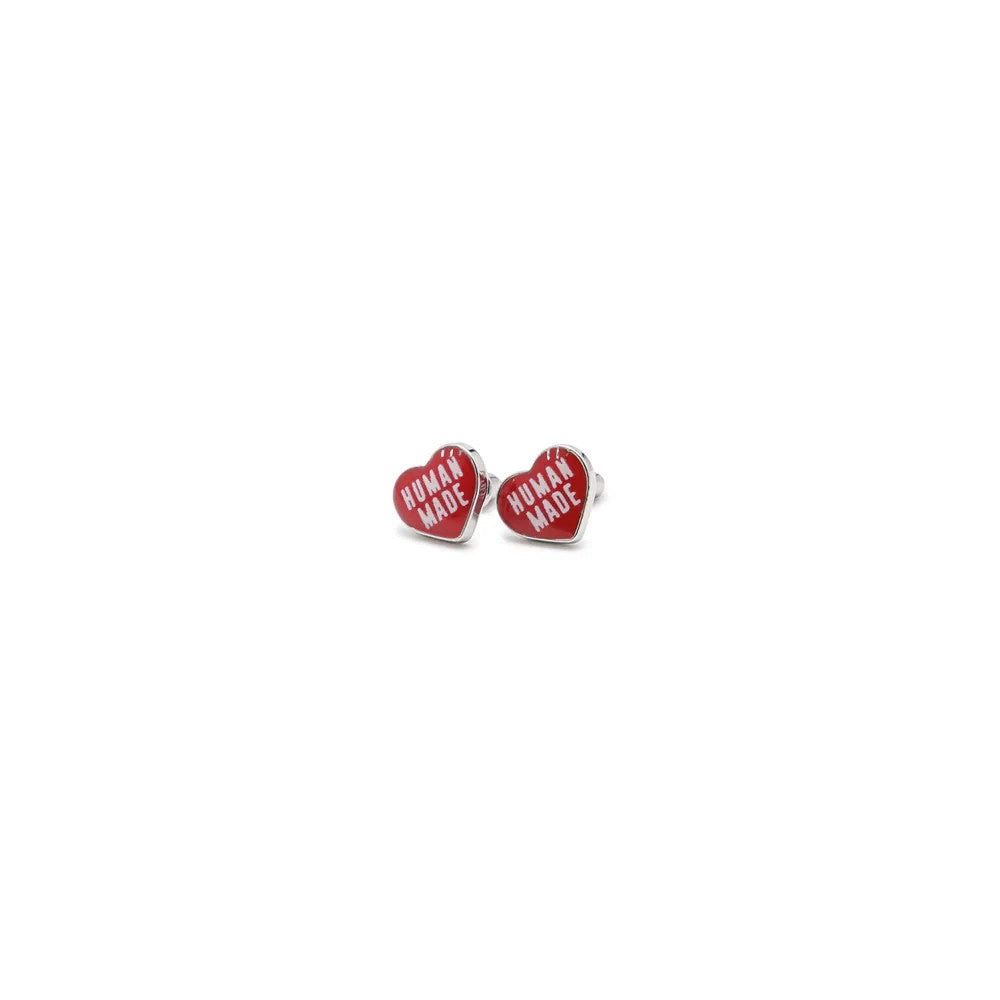 HUMAN MADE Heart Earrings Red HM29GD156