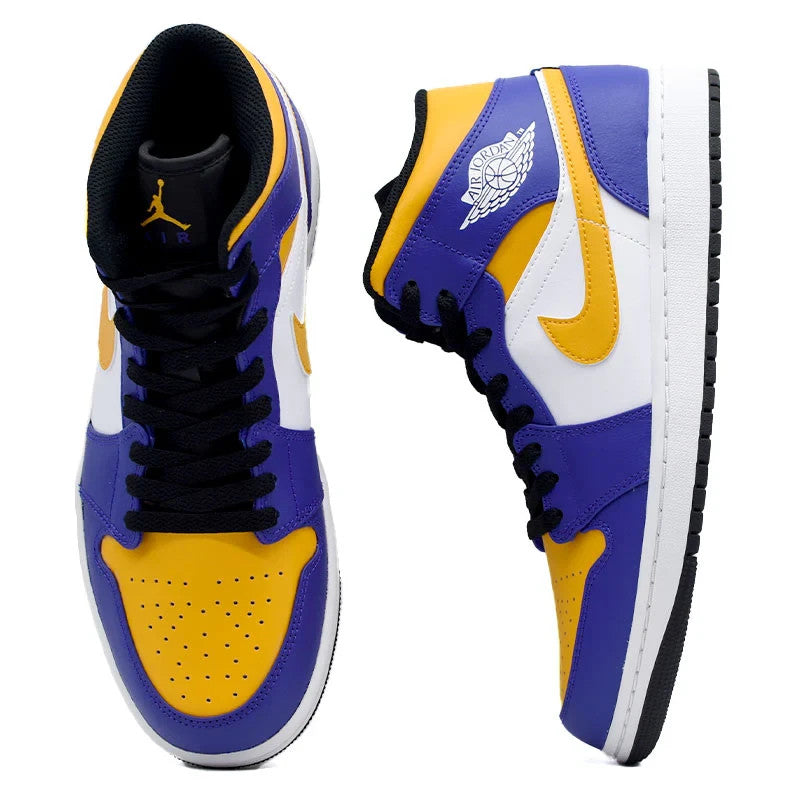 DQ8426-517 Nike Air Jordan 1 Mid "Lakers" (Men's)
