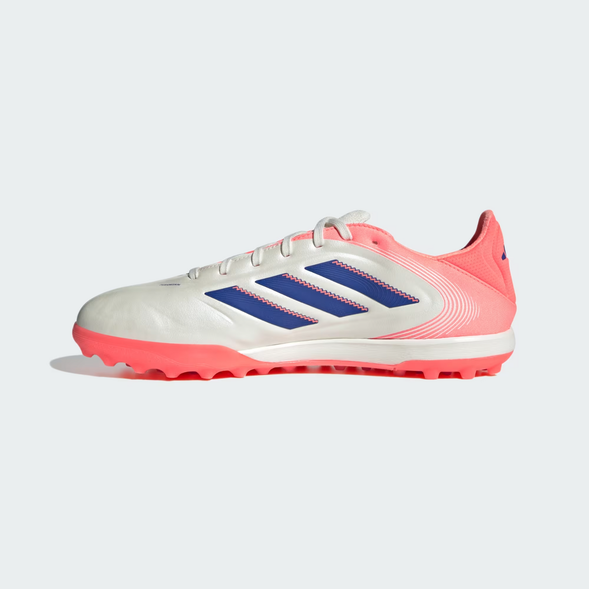 JR2833 adidas Copa Pure 3 Pro TF Off White/Lucid Blue/Signal Coral (Men's)