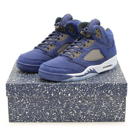 FD6812-400 Nike Air Jordan 5 Retro SE Midnight Navy Blue Georgetown Grey (Men's)