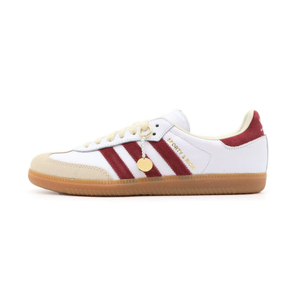 IF5660 Sporty & Rich adidas Originals Samba OG White Collegiate Burgundy (Men's)