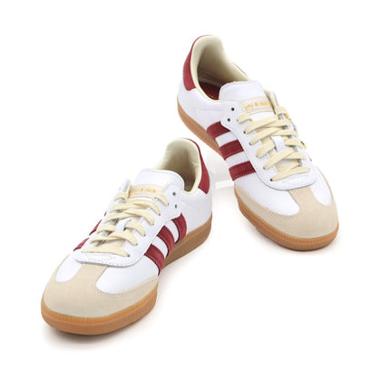 IF5660 Sporty & Rich adidas Originals Samba OG White Collegiate Burgundy (Men's)