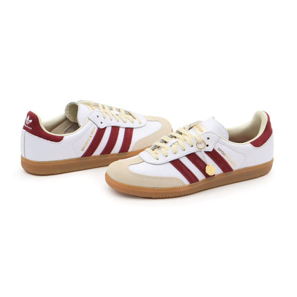 IF5660 Sporty & Rich adidas Originals Samba OG White Collegiate Burgundy (Men's)