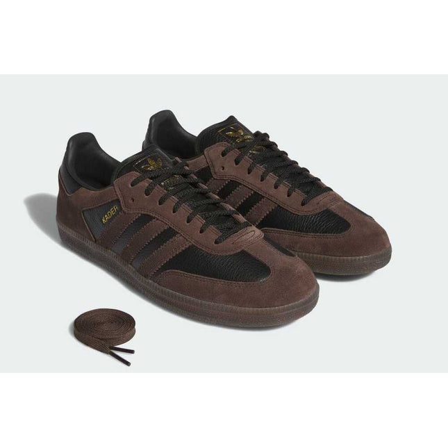 IF9235 Kader Sylla adidas Originals Samba ADV Core Black Brown Gum (Men's)