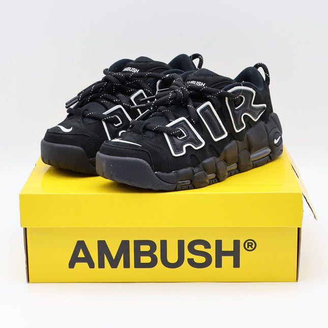 Size 8.5 - FB1299-001 Nike AMBUSH x Air More Uptempo Low Black