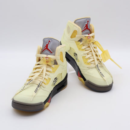 Size 8.5 - Nike Air Jordan 5 SP x Off-White Mid Sail