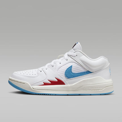 FB2269-100 Nike Jordan Stadium 90 White Sail Gym Red Dark Powder Blue (Women's)