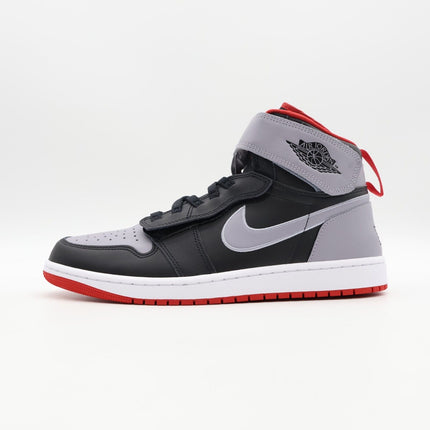 CQ3835-010 Nike Air Jordan 1 High FlyEase Black Cement Grey Fire Red (Men's)