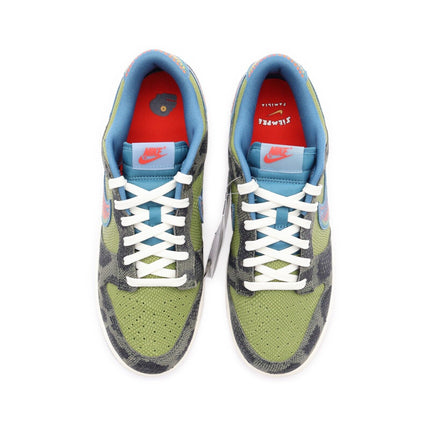 DO2160-335 Nike Dunk Low Siempre Familia Carbon Green Rift Blue Sail (Men's)