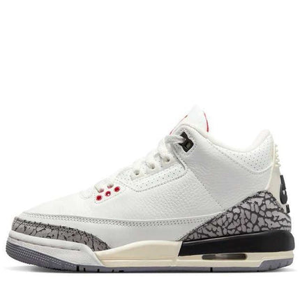 DM0967-100 Nike GS Air Jordan 3 Retro White Cement Reimagined