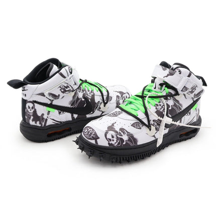 DR0500-102 Off-White Nike Air Force 1 Mid Grim Reaper Electro Green (Men's)