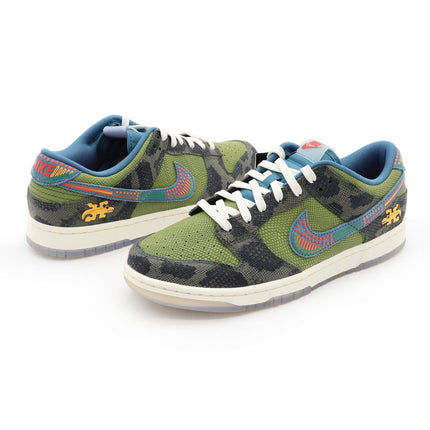 DO2160-335 Nike Dunk Low Siempre Familia Carbon Green Rift Blue Sail (Men's)