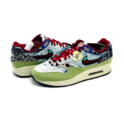 DN1803-300 Concepts �~ Nike Air Max 1 Mellow Sage Green Denim Purple Pailey Sail