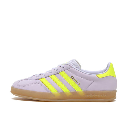 IH5492 adidas Originals Gazelle Indoor Silver Dawn Solar Yellow Gum (Women's)