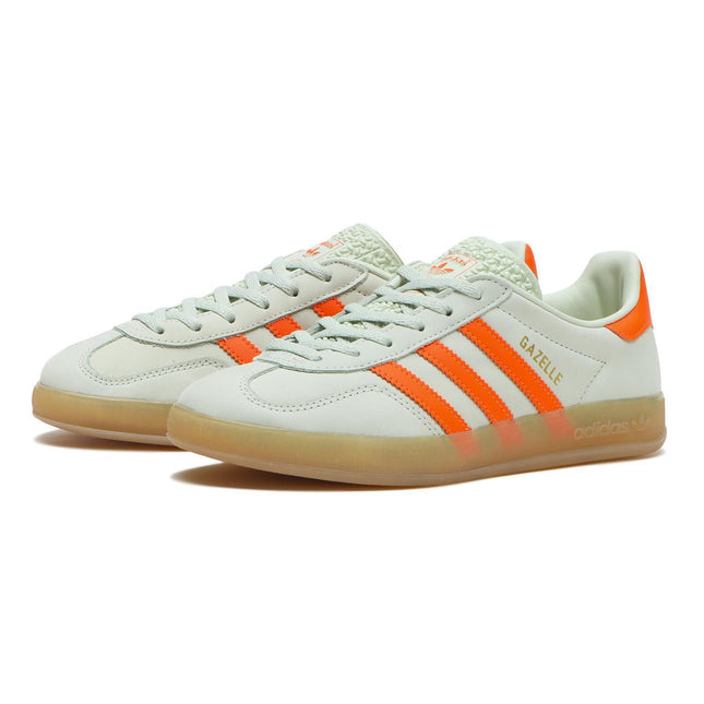 IF6982 adidas Originals Gazelle Indoor Linen Green Solar Orange Gum (Women's)