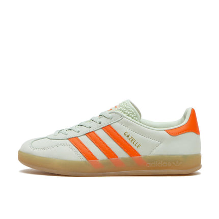 IF6982 adidas Originals Gazelle Indoor Linen Green Solar Orange Gum (Women's)