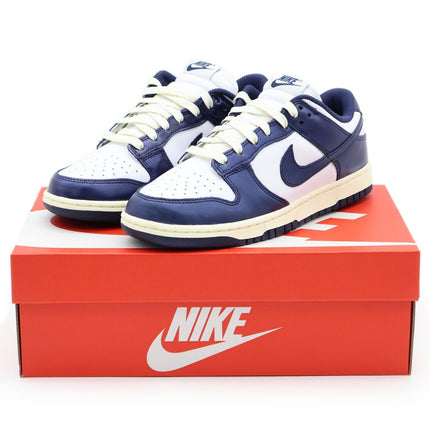 FN7197-100 Nike Dunk Low PRM Midnight Vintage Navy White Coconut Milk (Women's)