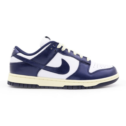 FN7197-100 Nike Dunk Low PRM Midnight Vintage Navy White Coconut Milk (Women's)