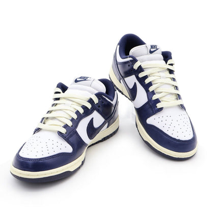 FN7197-100 Nike Dunk Low PRM Midnight Vintage Navy White Coconut Milk (Women's)