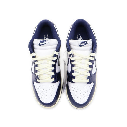 FN7197-100 Nike Dunk Low PRM Midnight Vintage Navy White Coconut Milk (Women's)