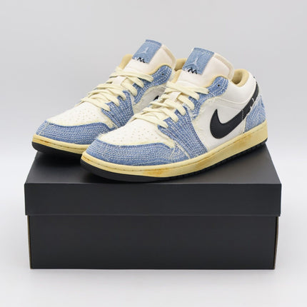 FN7670-493 Nike Air Jordan 1 Low SE World Make Japan Sashiko Denim (Men's)