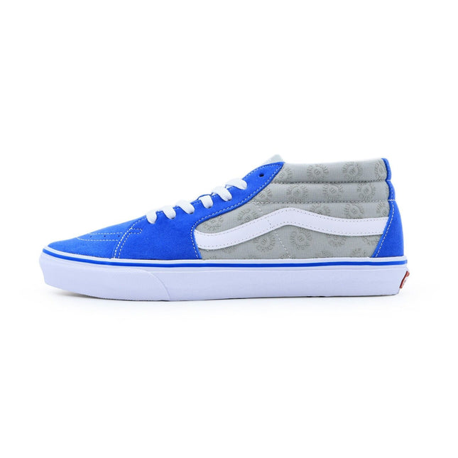 662991-0001 BUMP OF CHICKEN Vans Sk8-Mid Navy Light Gray White (Men's)