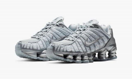 AR3566-003 Nike Shox TL Pure Platinum and Metallic Silver (Women's)