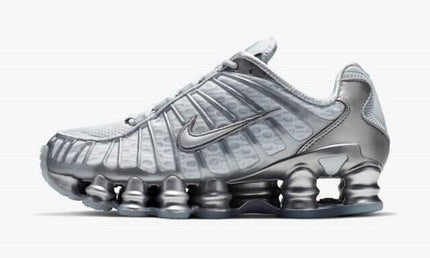 AR3566-003 Nike Shox TL Pure Platinum and Metallic Silver (Women's)