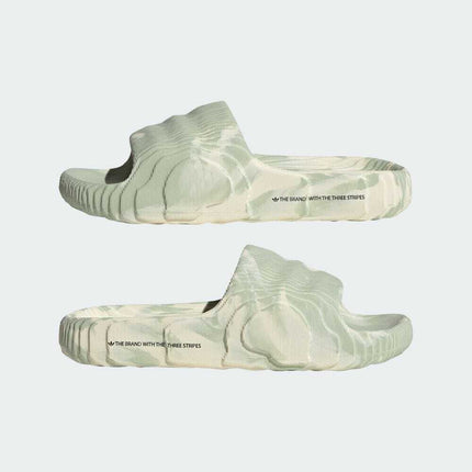 IG5917 adidas Originals Adilette 22 Cream White Linen Green Core Black