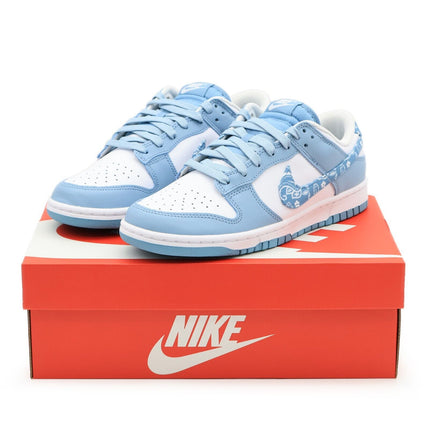 DH4401-101 Nike Dunk Low Essential Paisley Pack Worn Steel Blue White (Women's)