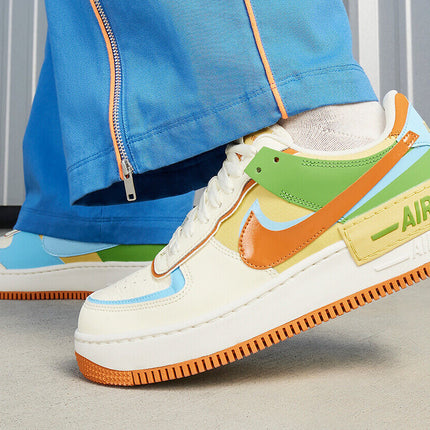 DZ1847-103 Nike Air Force 1 Shadow Coconuts Milk Saturn Gold Monarch (Women's)