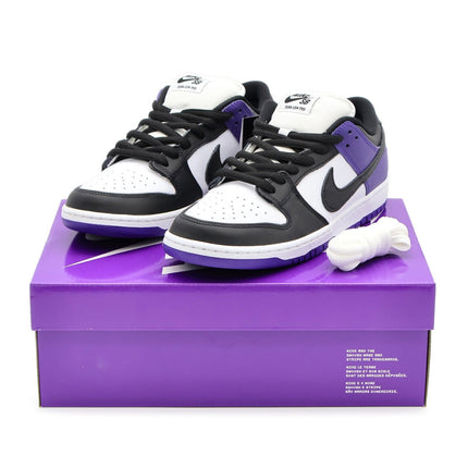 BQ6817-500 Nike SB Dunk Low Pro Court Purple Black White (Men's)