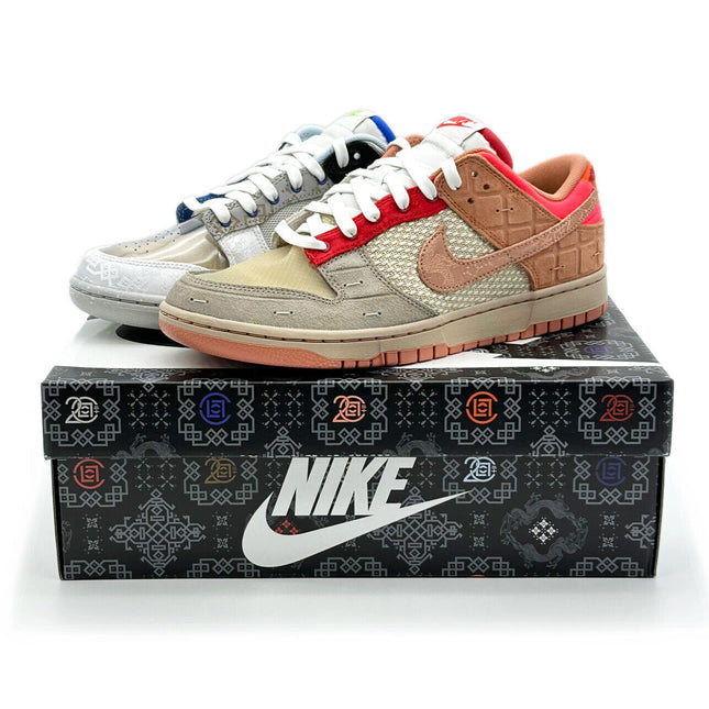 FN0316-999 CLOT Nike Dunk Low SP What The CLOT Multi Color (Men's)