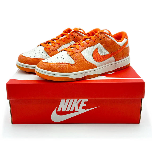 FN7773-001 Nike Dunk Low Total Orange Light Bone Safety Laser (Women's)