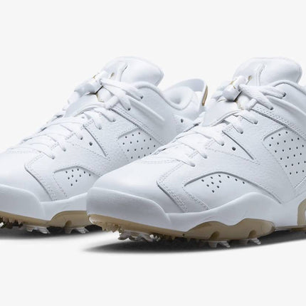 DV1376-100 Nike Air Jordan 6 Low Golf White Khaki