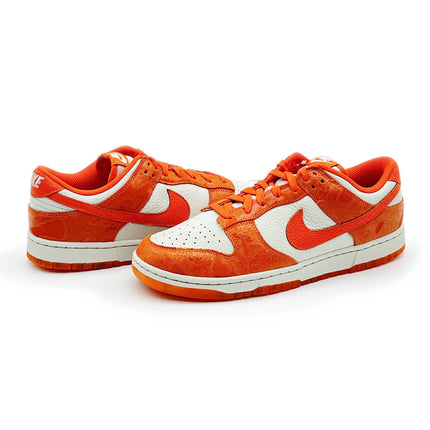 FN7773-001 Nike Dunk Low Total Orange Light Bone Safety Laser (Women's)