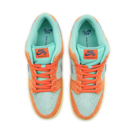 DV5429-800 Nike SB Dunk Low Orange Emerald Rise Noise Aqua Lemon Chiffon (Men's)